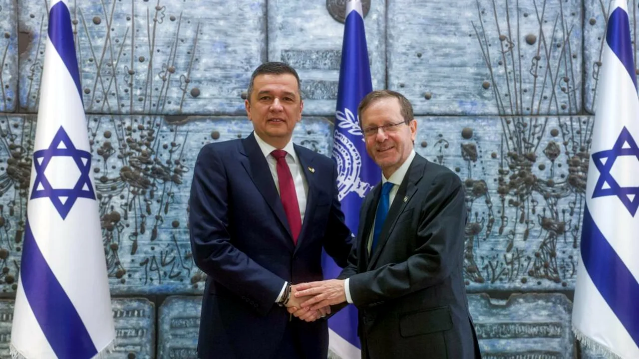 Grindeanu a avut o întâlnire cu președintele Israelului, Isaac Herzog: „multe companii românești ar putea găsi aici oportunități de afaceri”