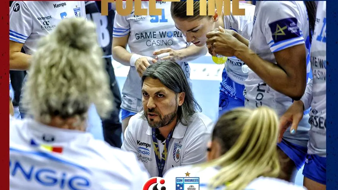 CSM Bucureşti înfrângere surmontabilă îm prima manşă a sferturilor Ligii Campionilor