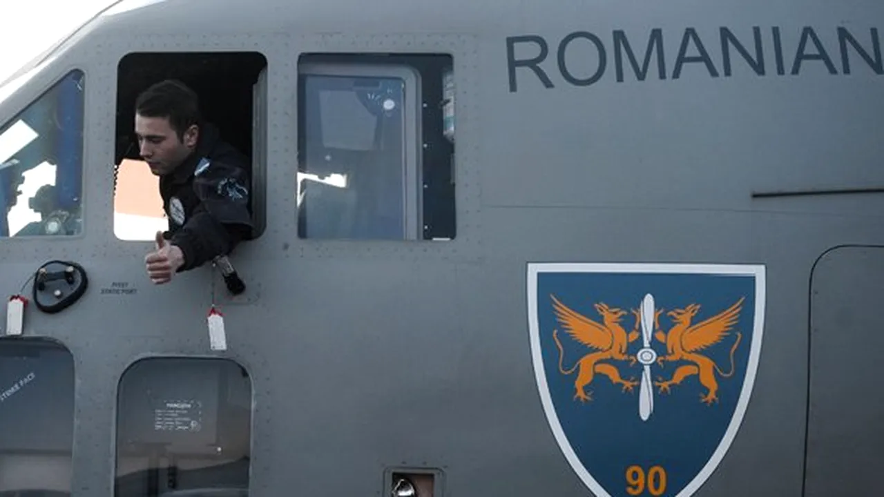 Avionul militar Spartan, utilizat pentru a transfera la Bucureşti un copil cu arsuri pe 30% din corp