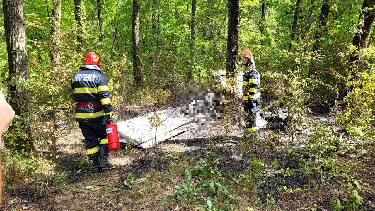 Anchetă penală după incidentul aviatic din Giurgiu, unde au murit două persoane