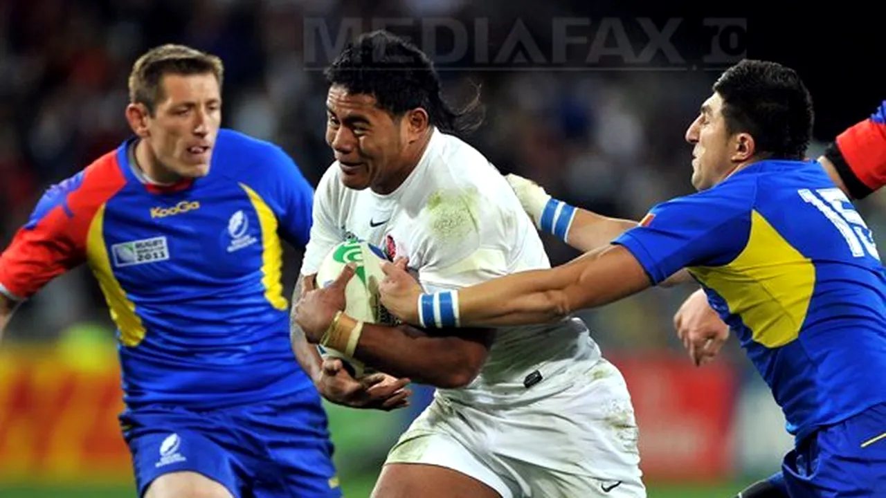 Naţionala de rugby a României pierde meciul cu Anglia, scor 3-67, şi este eliminată de la CM