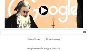 GOOGLE şi-a schimbat logoul pentru a sărbători 186 de ani de la naşterea lui Lev Tolstoi