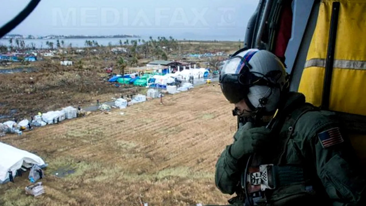 Operaţiunile de salvare a sinistraţilor din Filipine se accelerează, odată cu sosirea armatei SUA