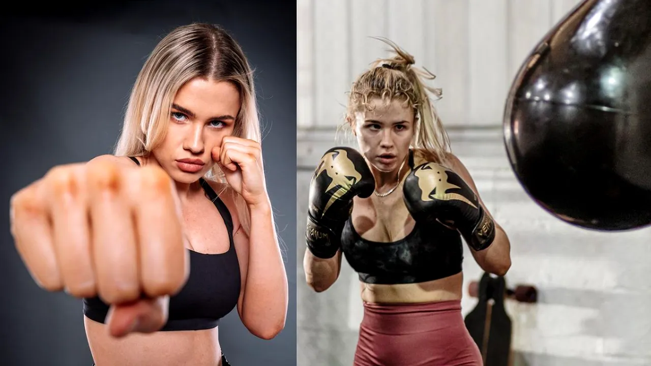 O luptătoare de box a fost exclusă din competiţie pentru că şi-a celebrat victoria topless 