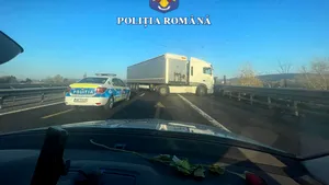 Un polonez a condus TIR-ul pe contrasens pe Autostrada A1 Bucureşti - Piteşti