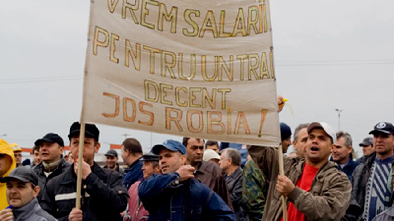Pichet al sindicaliştilor de la Arcelor Mittal Galaţi