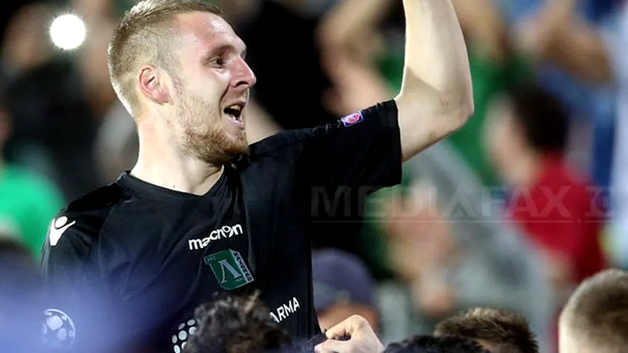 Cosmin Moţi a câştigat titlul în Bulgaria cu Ludogoreţ Razgrad