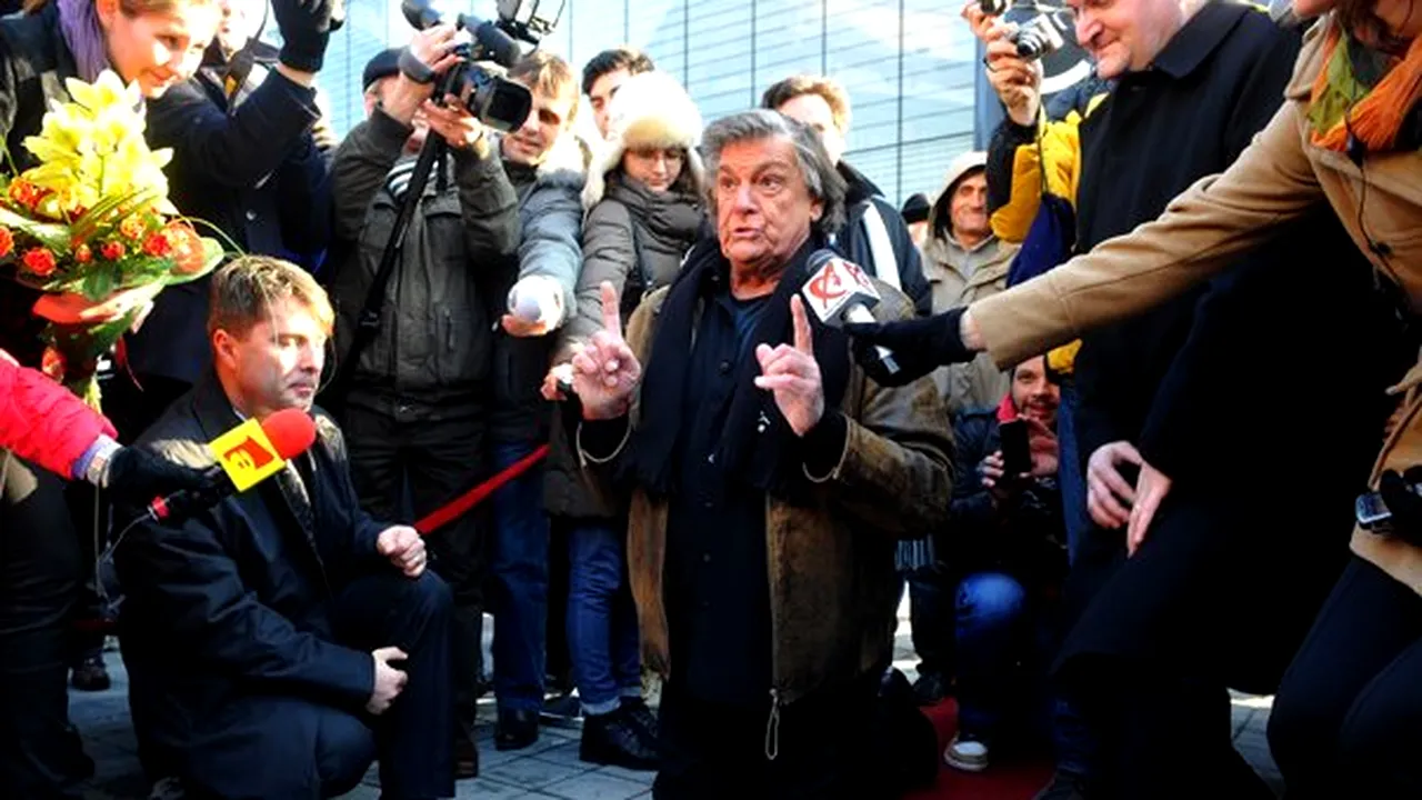 Florin Piersic, primul actor cu stea pe Walk of Fame din Bucureşti. Vezi cine urmează - FOTO
