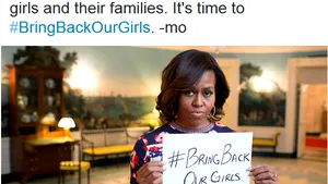 Michelle Obama, solidară cu elevele răpite în Nigeria