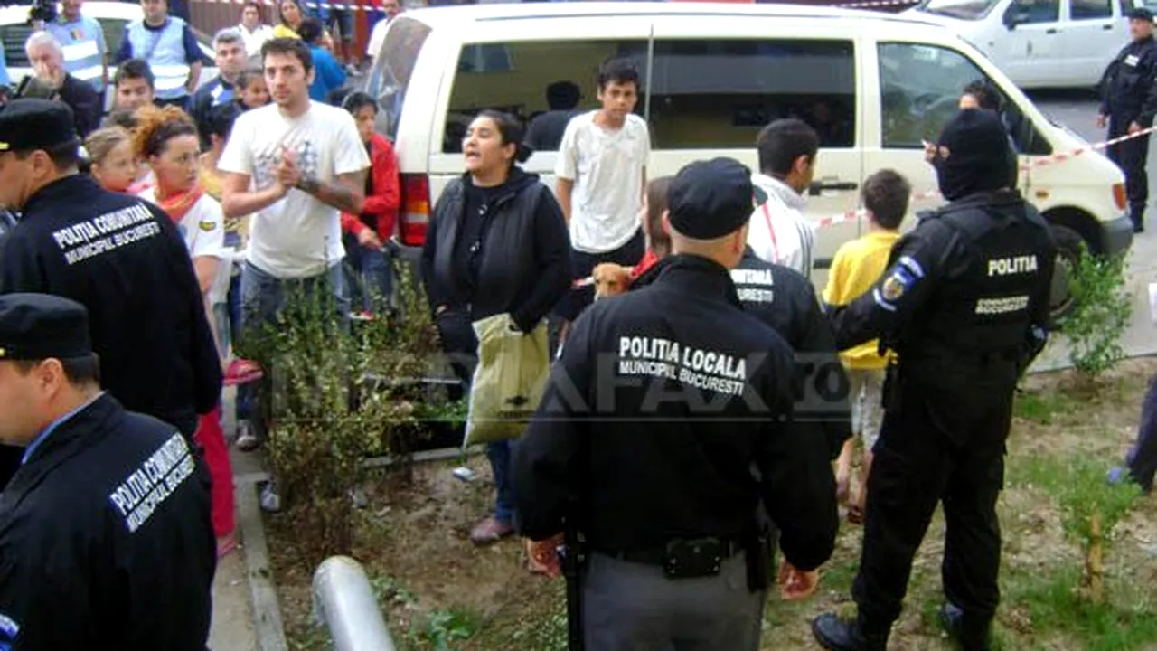 35 de familii care ocupau ilegal un imobil din sectorul 3 al Capitalei, evacuate