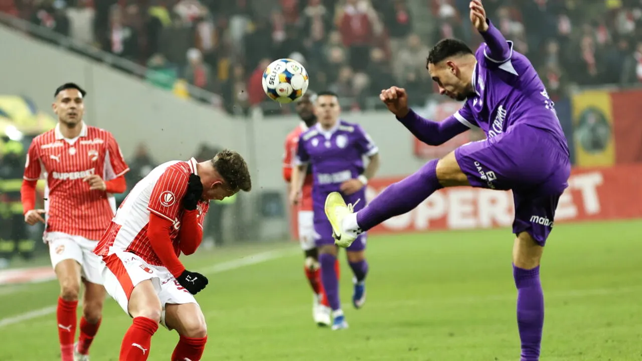 FC Argeș și Dinamo București împart punctele, scor 1-1