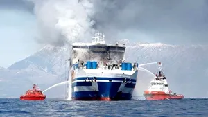 Un feribot cu 300 de persoane a luat foc în largul coastelor Suediei