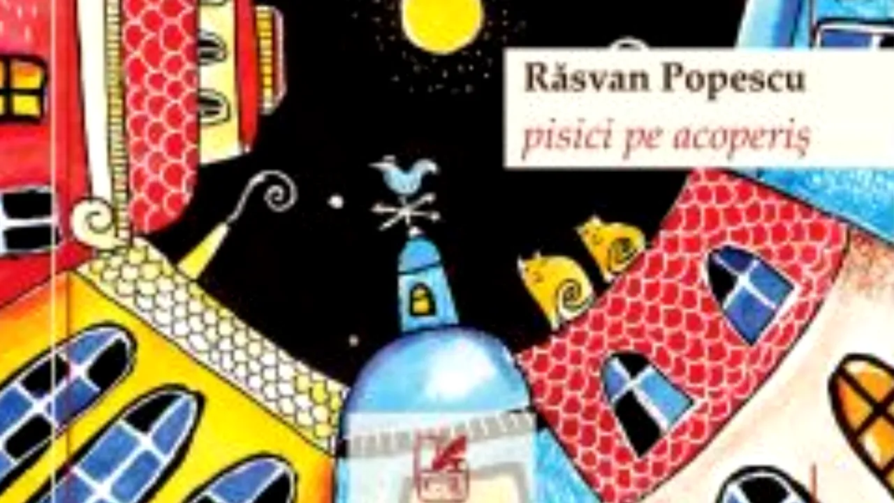 Răsvan Popescu a lansat primul lui volum de poezii, „Pisici pe acoperiş”