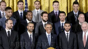 Barack Obama s-a întâlnit cu jucătorii campioanei NBA, San Antonio Spurs