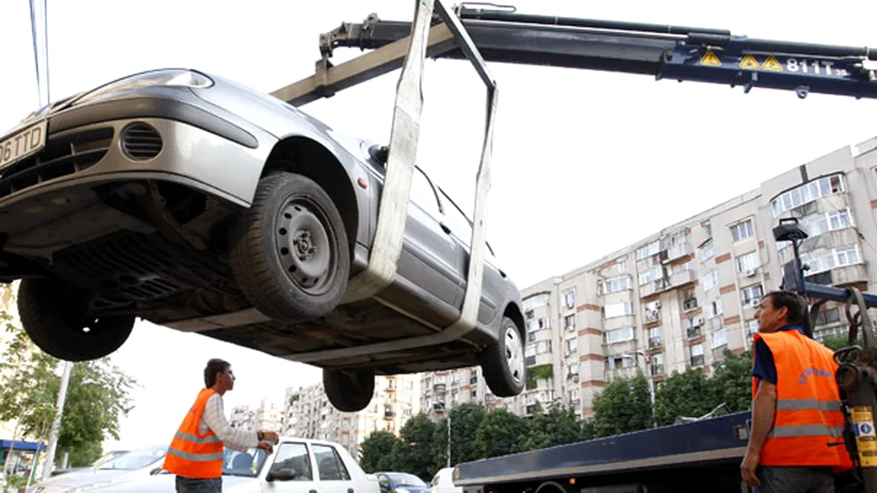 În sectorul 6 se ridică maşinile parcate pe spaţii verzi, trotuare şi în parcările de reşedinţă