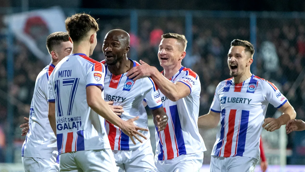 Oţelul Galaţi învinge Steaua cu emoţii, fără Dorinel Munteanu pe bancă