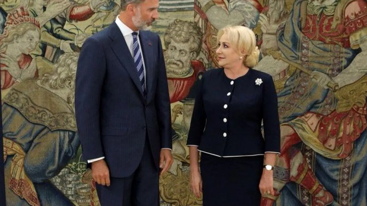 Niciun cuvânt din partea Regelui Spaniei? Cum a decurs întâlnirea dintre premierul Dăncilă şi suveranul spaniol