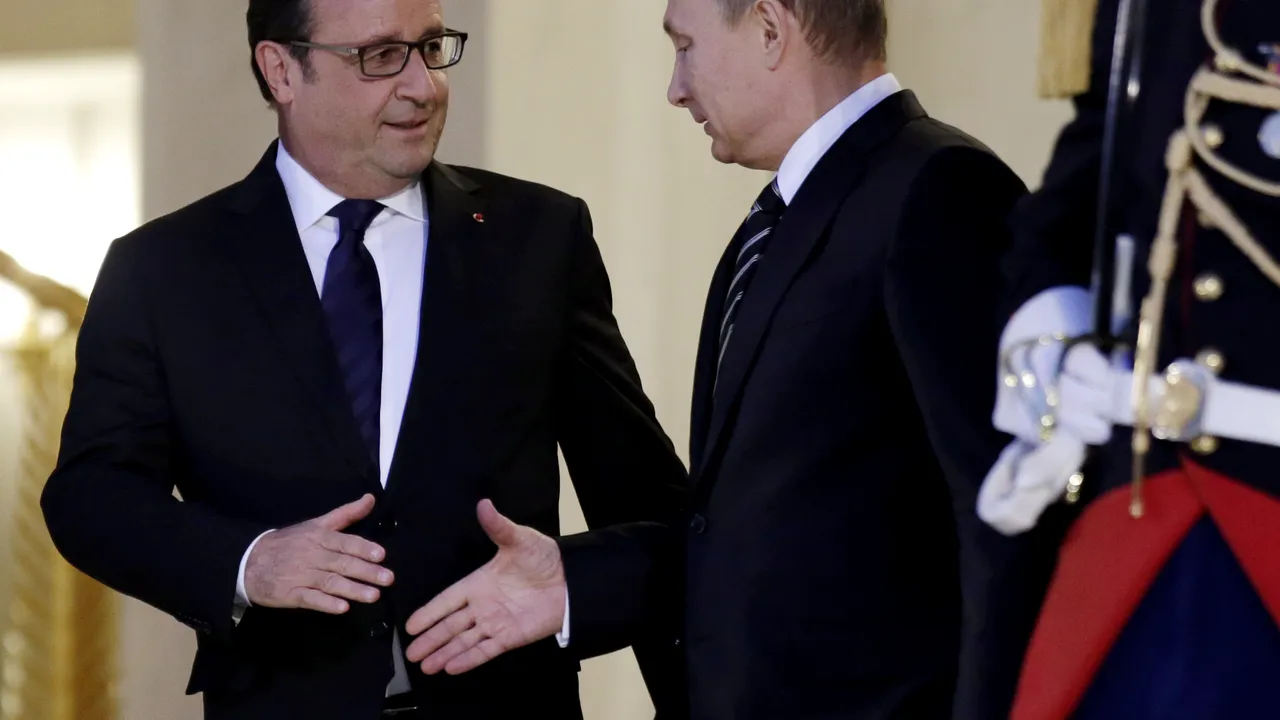 Vladimir Putin, întâlnire oficială cu Francois Hollande pe 19 octombrie