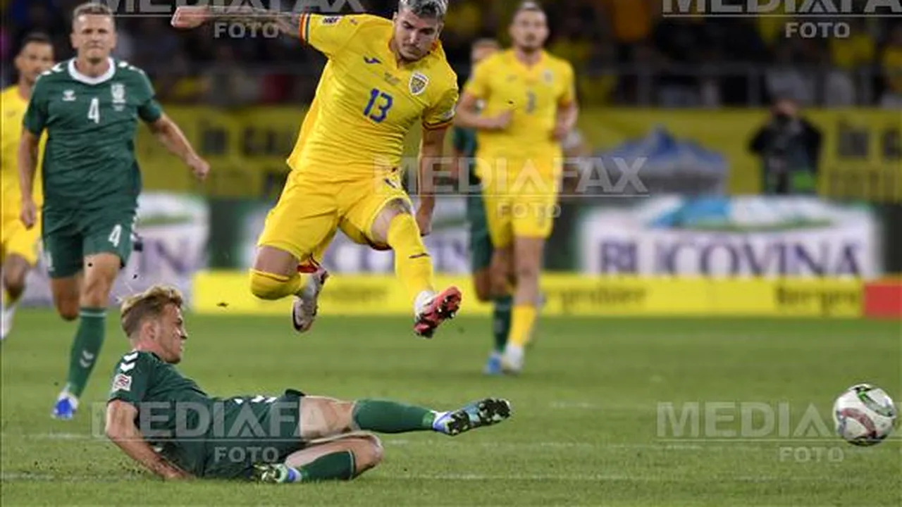 România, victorie cu emoţii contra Lituaniei. Surpriza a fost evitată în Ghencea: Ianis Hagi a scos un penalty pe final, salvând revenirea lui Mircea Lucescu în Ghencea / Tot în Grupa C, Kosovo a făcut instrucţie cu Cipru