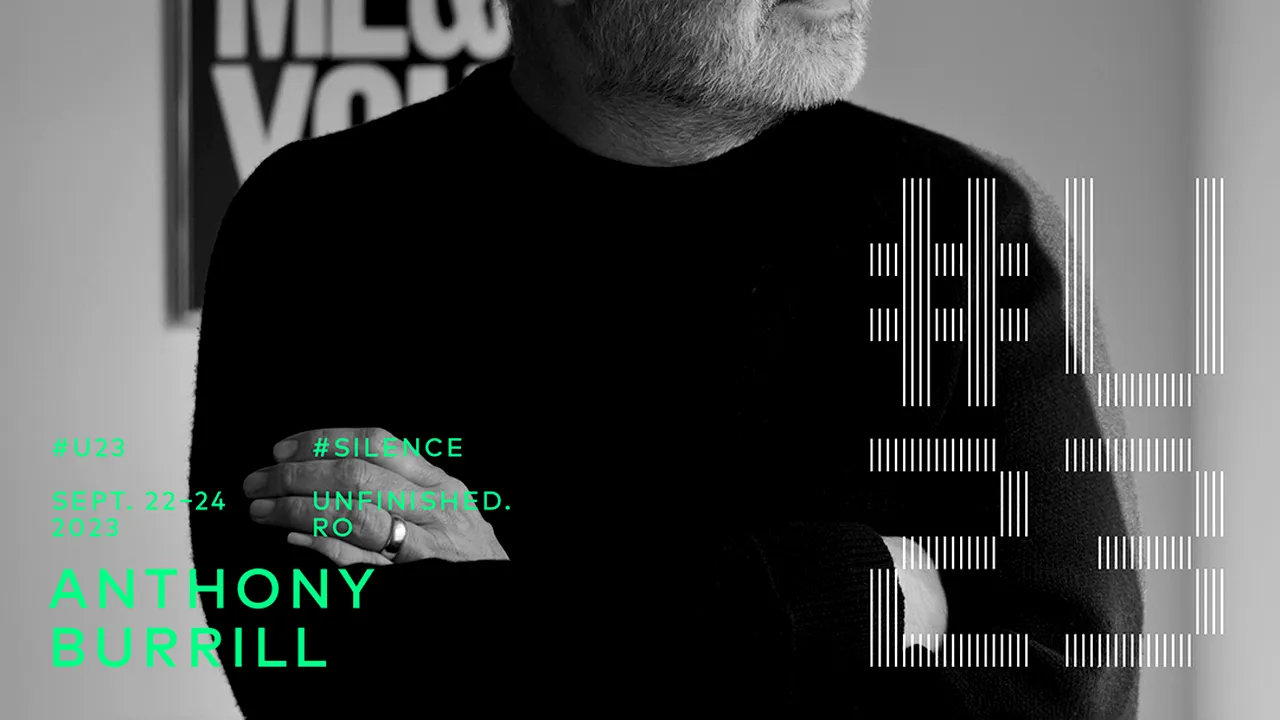 Anthony Burrill, artist de la UNFINISHED:  ,,viaţa la ţară e un loc minunat, plin de pace şi linişte