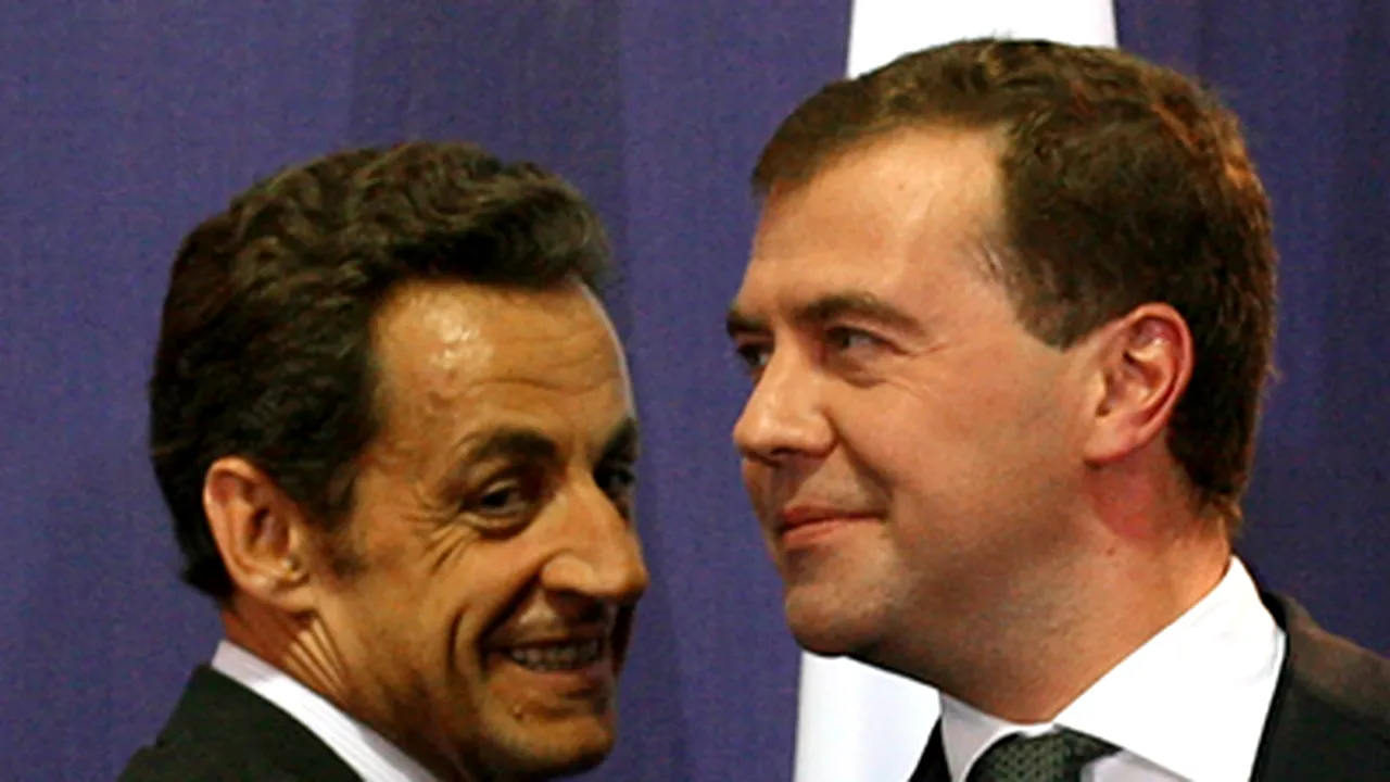 Sarkozy se va întâlni miercuri cu Medvedev