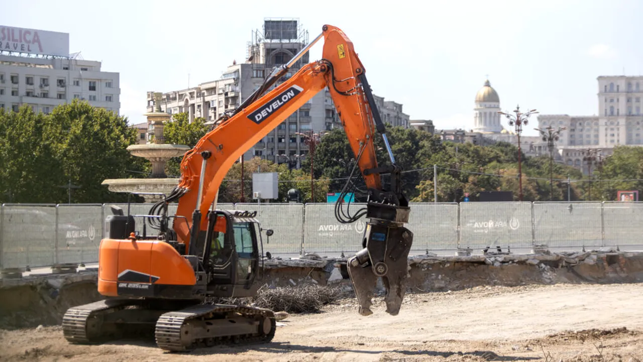 ISC supervizează calitatea lucrărilor la Planșeul Unirii. Proiectul este în grafic