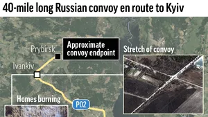 Convoiul rusesc care se îndreaptă spre Kiev se află în impas. Ce informaţii deţine Pentagonul despre situaţia din teren