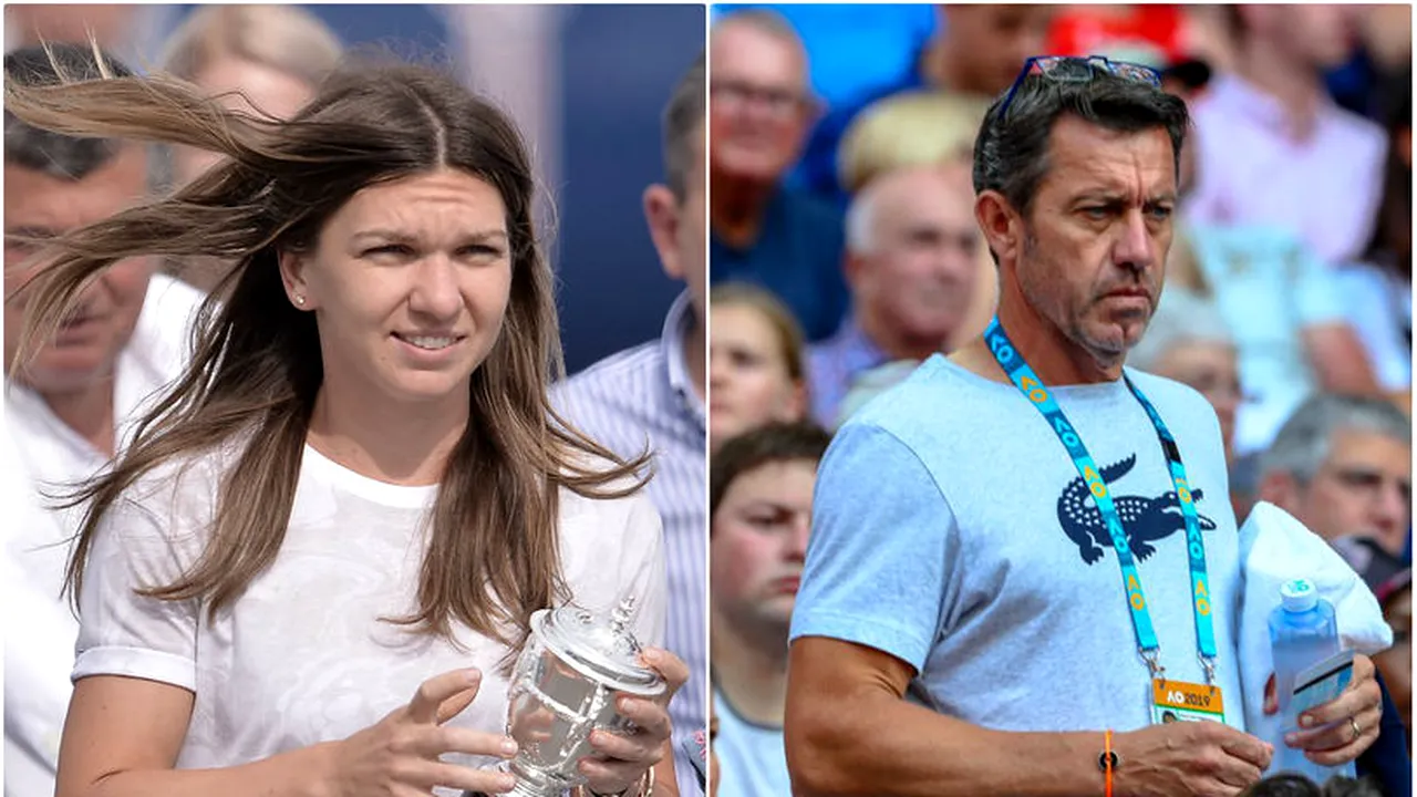 Simona Halep a pus capăt colaborării cu Thierry Van Cleemput: 