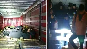 Zeci de sirieni, irakieni şi egipteni, prinşi în timp ce încercau să iasă ilegal din România. Unde erau ascunşi - VIDEO