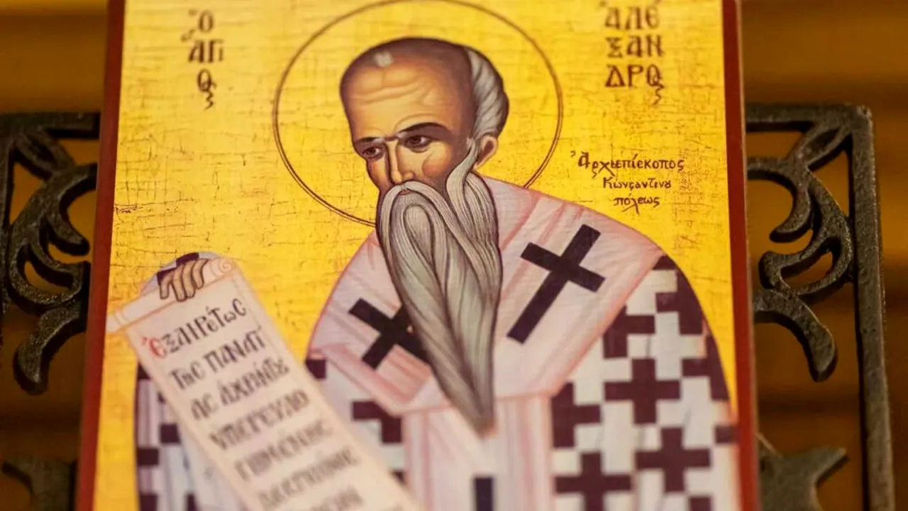 Peste un milion de români își serbează azi onomastica de Sfântul Alexandru, cel care a lăsat mut un filosof păgân