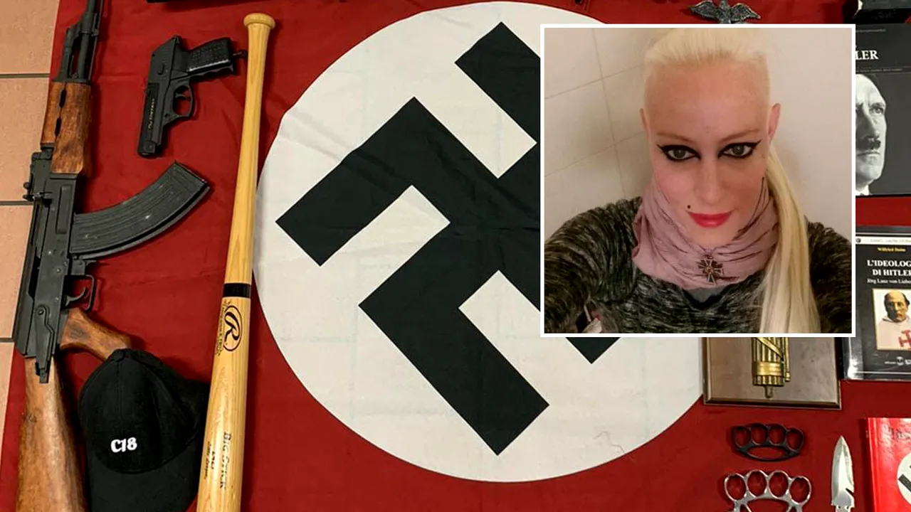 Miss Hitler a fost prinsă, iar organizaţia rasistă „Ordine Ario Romano” - anihilată