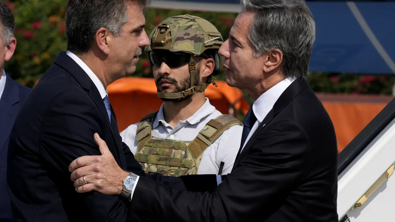 Blinken vizitează Israelul pentru a arăta sprijinul SUA după atacurile Hamas
