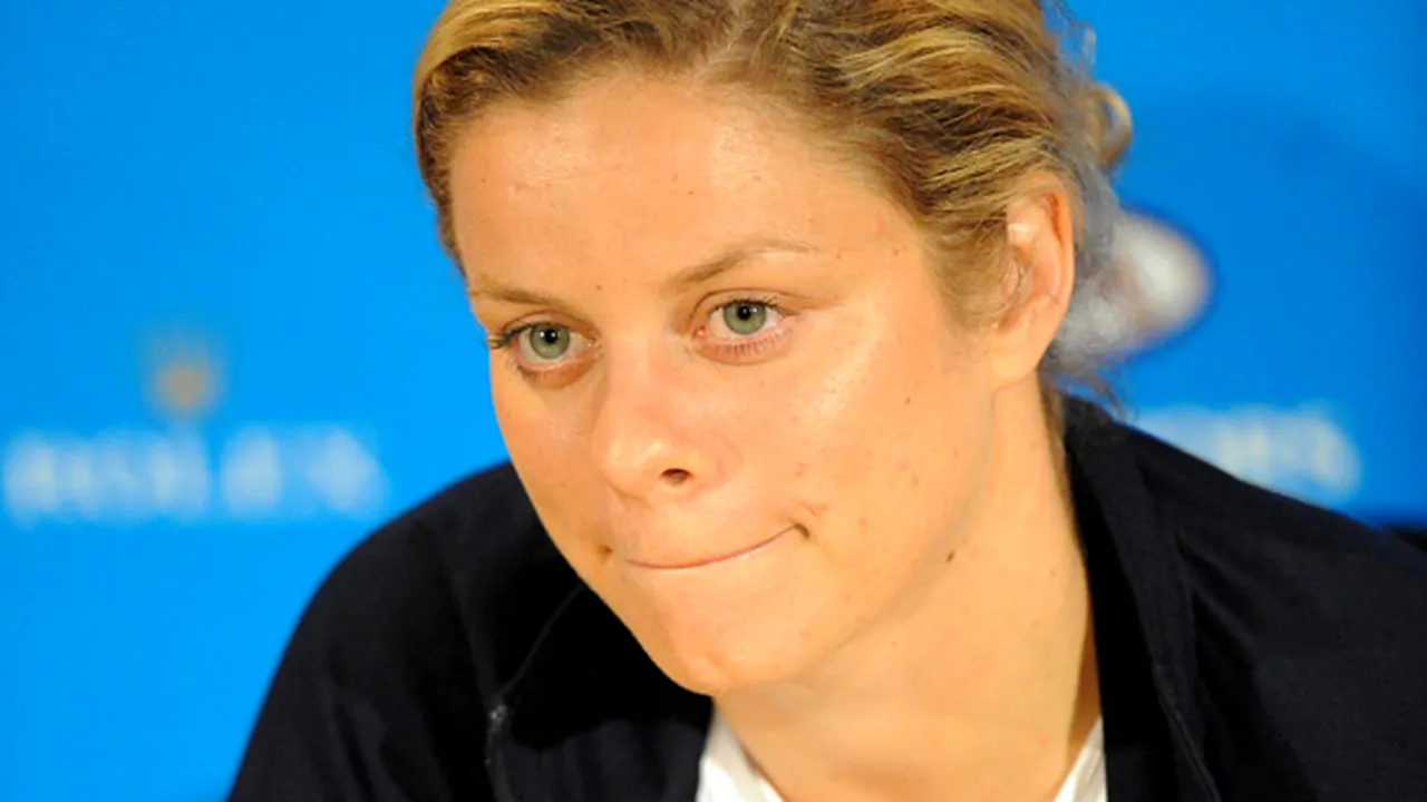Kim Clijsters: Am fost complet în afara jocului, nu am simţit deloc mingea