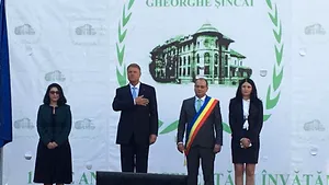 FOTO, VIDEO | Preşedintele Klaus Iohannis, prezent la deschiderea anului şcolar la Colegiul 
