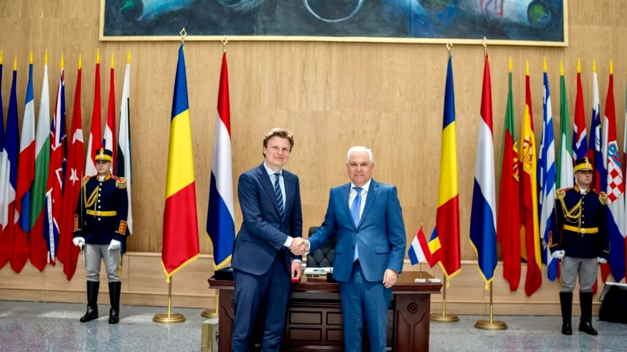 Întâlnirea ministrului Angel Tîlvăr cu omologul olandez, Ruben Brekelmans