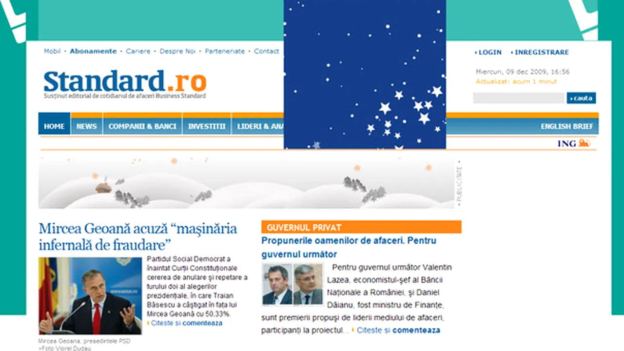 Realitatea Caţavencu nu mai editează Business Standard şi Cotidianul din 2010; NewsIn - la vânzare