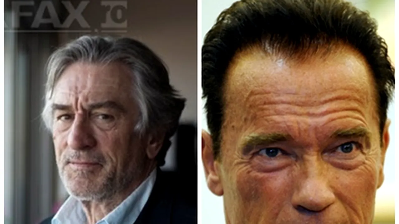 Dispută legată de Alegerile din SUA: Robert De Niro refuză să se fotografieze cu Arnold Schwarzenegger