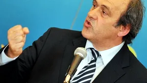 Platini, în vizită la Naţional Arena: Sunt încântat, stadionul este foarte frumos. Acum trebuie să găsiţi jucători foarte buni