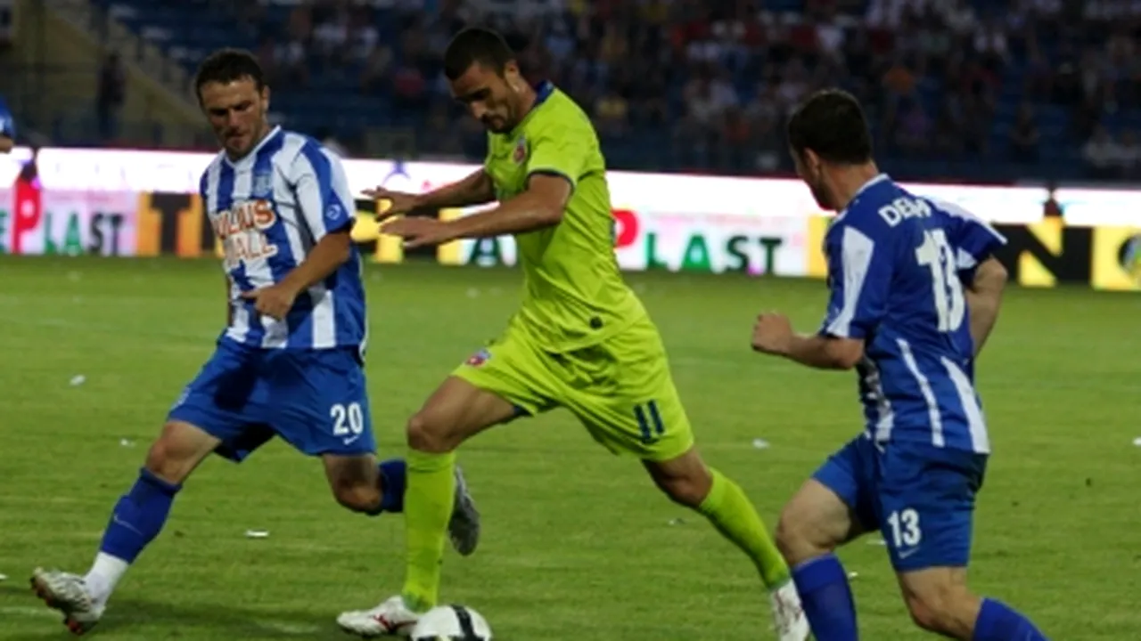 Steaua a câştigat cu 2-0 partida din deplasare cu Poli Iaşi