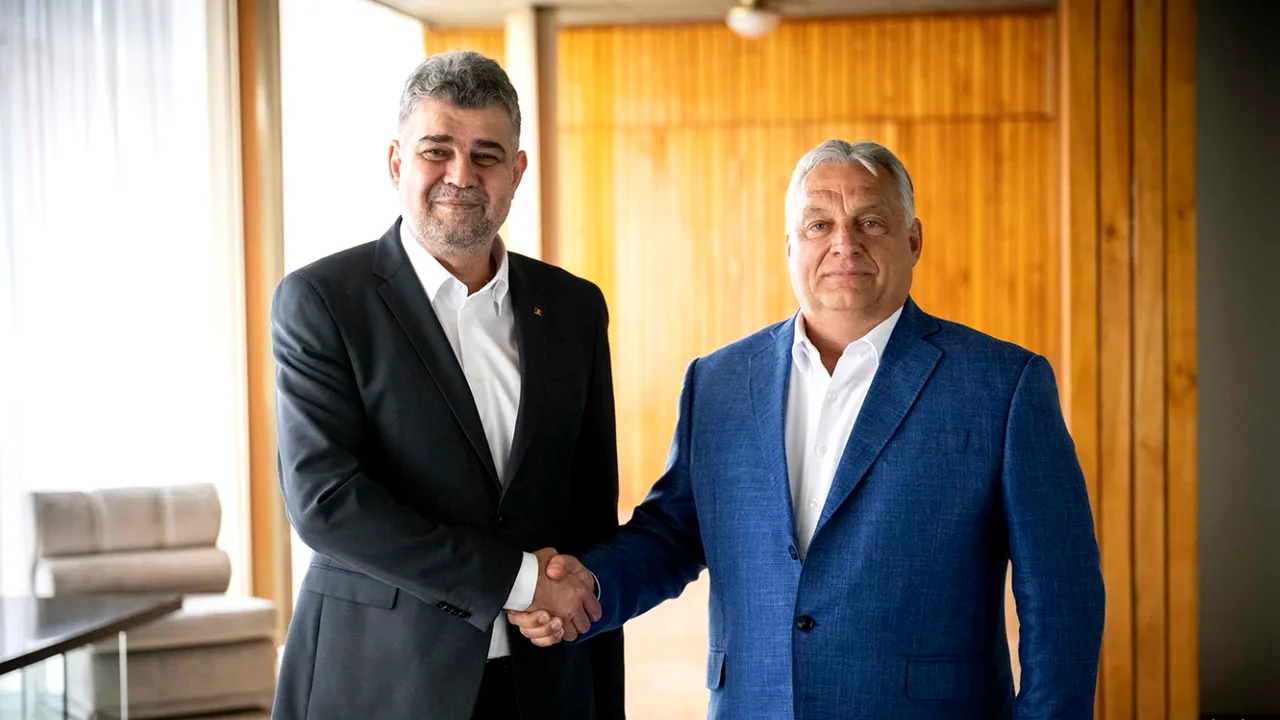 Ciolacu, întâlnire cu premierul Ungariei Viktor Orban la Bucureşti / „Începutul unei frumoase prietenii”
