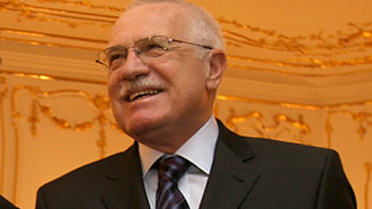 Preşedintele ceh vine la Bucureşti