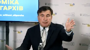 Fostul preşedinte Miheil Saakaşvili a fost arestat la revenirea în Georgia