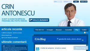 Antonescu îşi lansează blogul pentru alegerile prezidenţiale