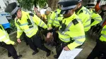 Peste 50 de protestatari Palestine Action au fost arestaţi în Piaţa Parlamentului din Londra