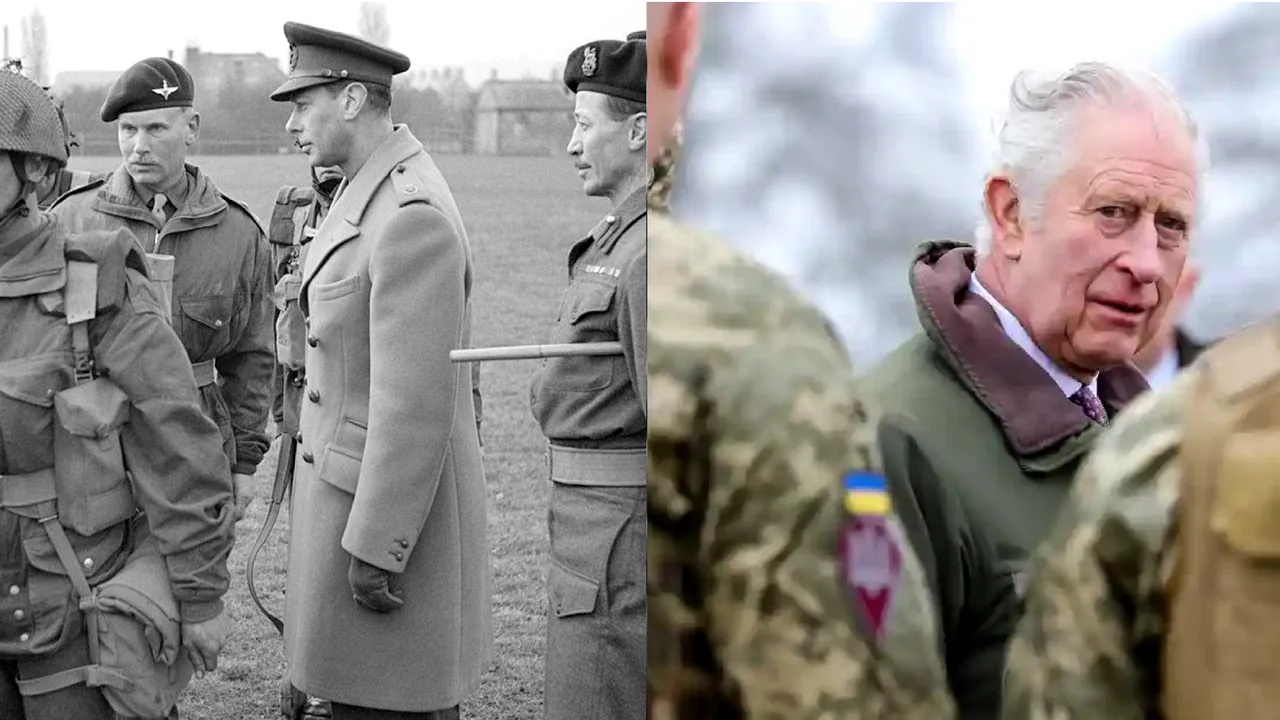 Charles al III-lea a inspectat trupele ucrainene, la fel cum bunicul său a inspectat trupele franceze acum 83 ani