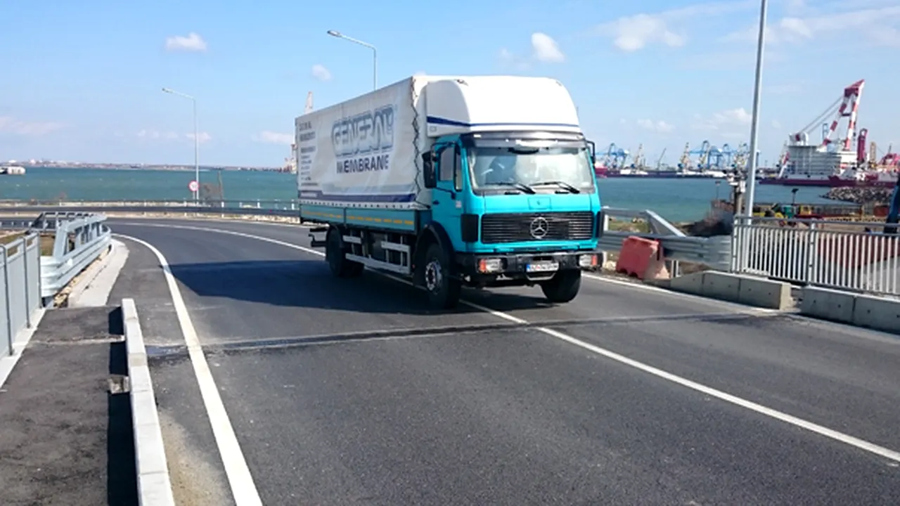 Drumul care va conecta noul pod peste Canalul Dunăre - Marea Neagră cu DN 39, deschis traficului 