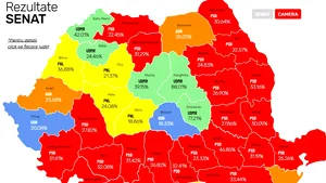 Alegeri parlamentare. Votul pe judeţe: PSD câştigă 25 de judeţe, PNL 6, UDMR 5, AUR 3, USR 2