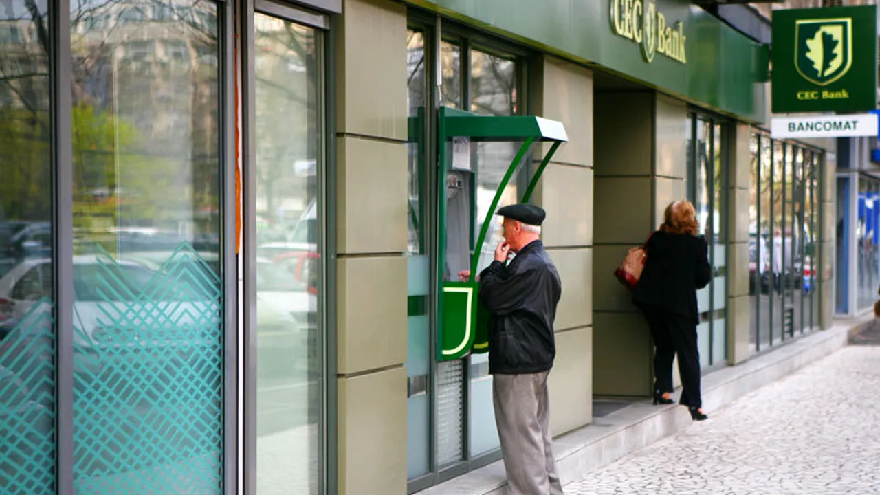 CEC Bank adoptă o soluţie prin care clienţii băncii pot retrage numerar fără card de la bancomate 