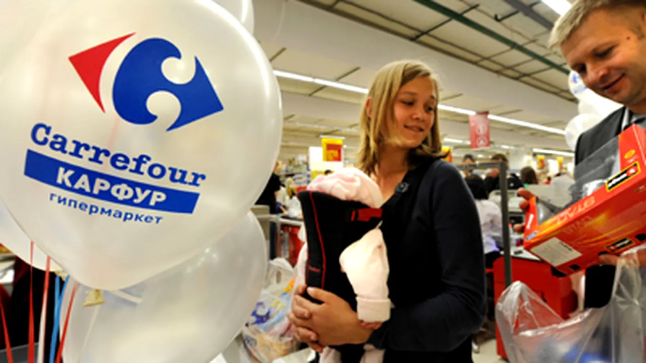 Profitul net al Carrefour a scăzut anul trecut cu aproape 70%