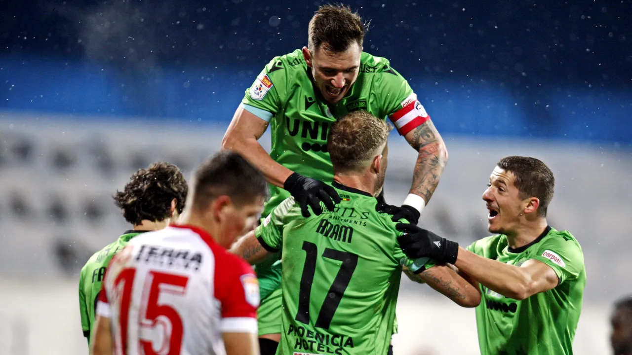 Neplătiţi de mai multe luni, dinamoviştii au învins în deplasare la FC Hermannstadt